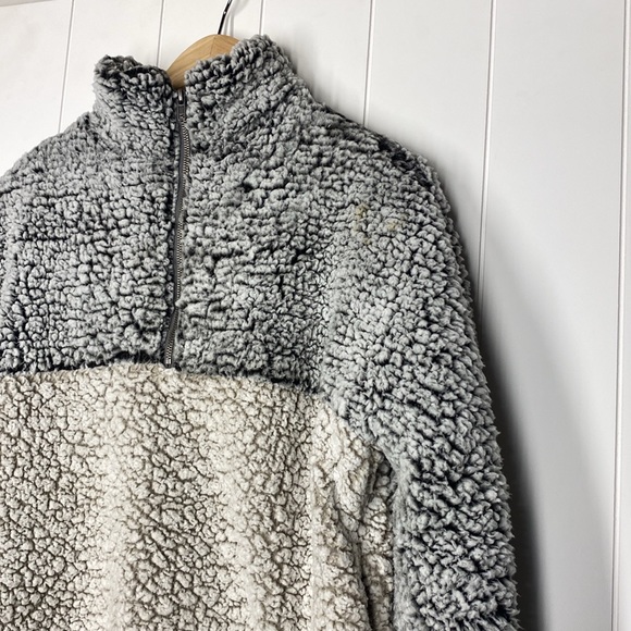 Thread & Supply 1/4 Zip Pullover Sherpa Jacket - Picture 2 of 9